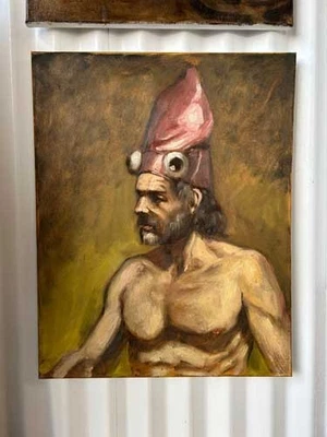 Original Oil Painting on canvas Signed & framed  Artwork 16" x 20" - Image 1 of 2