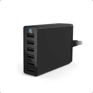 Multi USB Charger,60W USB Charging Station, 6-Port Family-Sized Desktop U - Picture 1 of 7