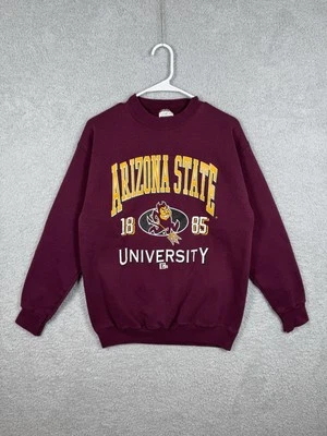 Vintage 90’s Tultex Arizona State Sun Devils Crewneck Sweatshirt Size M USA - Image 1 of 4