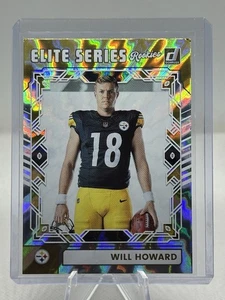 NEW 2025 Panini Donruss Football Will Howard Elite Series Rookies #ESR-WHD PIT - Picture 1 of 9