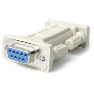 StarTech NM9FF DB9 Serial RS232 Null Modem Adaptor - F/F White - Picture 1 of 1