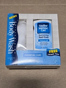 Vintage Vaseline Intensive Moisturizing Body Wash essential Care Kit 6oz USA - Picture 1 of 4