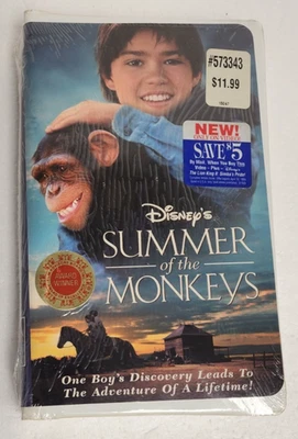Disney's Summer Of The Monkeys VHS 15047 Sealed - Image 1 of 4