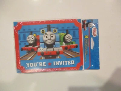 THOMAS & FRIENDS TRAIN Invitaciones y Tarjetas de Agradecimiento 8 cuentas con sobres Foto 1 de 2