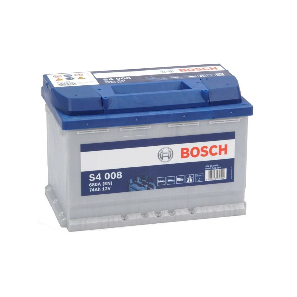BATTERIA AVVIAMENTO BOSCH S4 74Ah 680A 12V Offerta valida fino esaurimento scort - Immagine 1 di 1