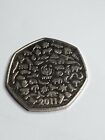 Rare 2011 Wwf  50p Uk Fifty Pence Great British Coin Hunt Vgc