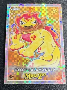 Topps Chrome MetaZoo Giant Salamander XFRACTOR #23- Target Blaster Exclusive W - Picture 1 of 2