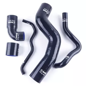 For Audi A3 TT MK1 1.8T 180PS Silicone Intercooler Turbo Boost Hose Kit Black - Imagen 1 de 12