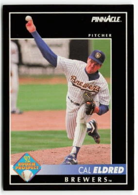 1992 Cal Eldred Pinnacle - Milwaukee Brewers - Image 1 of 2