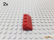 LEGO® 2Stk Dachstein / Schrägstein 2x4 45° dunkelrot 3037