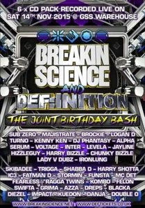 Breakin Science And Definition The Joint Birthday Bash 2015 - Bild 1 von 1