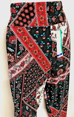 Leggings Terra & Sky Victorianos Estampado Patchwork Talla 0X (14W) Nuevos con Etiquetas Cintura Alta Foto 1 de 4