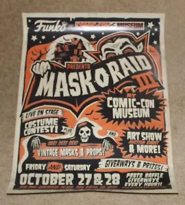FUNKO 2023 MASK O RAID III POSTER - Picture 1 of 1