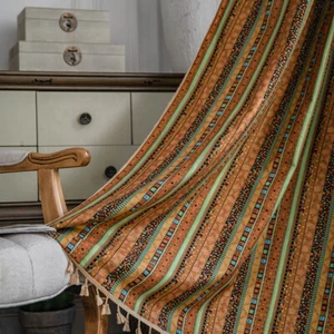 Bohemian Room Curtains Door Window Drapes Panel Curtains Tapestry Boho Decor - Picture 1 of 28