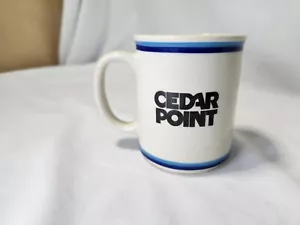 Vintage mug Cedar Point Amazement Park Snow Scene, Dishwasher Safe - Picture 1 of 8