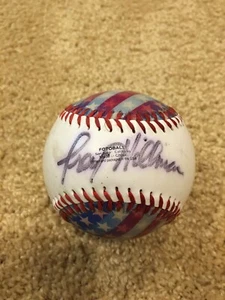 Trey Hillman Columbus Clippers palla autografata - Foto 1 di 3