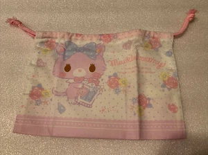 NEW Mewkle Dreamy  Lunch Drawstring Bag 10” X 7” Cotton - Picture 1 of 8