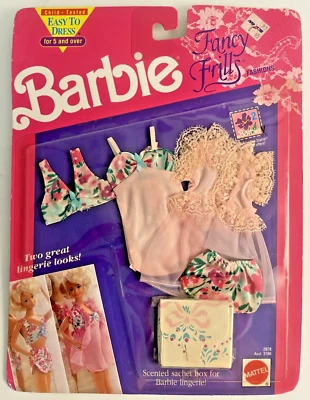 VINTAGE MATTEL 1991 BARBIE FANCY FRILLS LINGERIE FASHION #2978 NEW - Image 1 of 4
