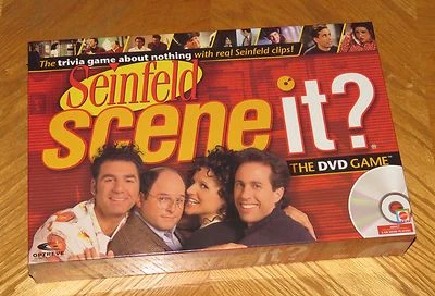 Seinfeld Scene It DVD Trivia Game - Real Tv Show Clips 2008 Mattel - Sealed - Image 1 of 4