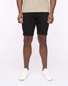 Pantalones cortos para hombre negros - pato y cubierta - 'ZEKI' - Imagen 1 de 12