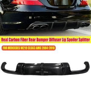 1*Für Mercedes W219 CLS63 2004-10 Heckstoßstange Diffusor Lippe Spoiler Splitter - Bild 1 von 15