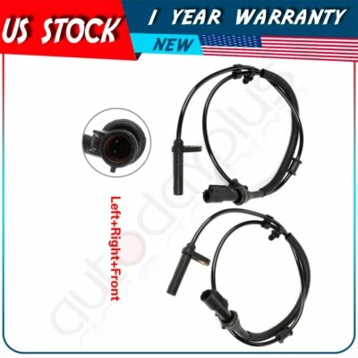 Par de sensores de velocidad de rueda ABS delanteros izquierdo y derecho para Lincoln Mark LT 2006 Foto 1 de 4