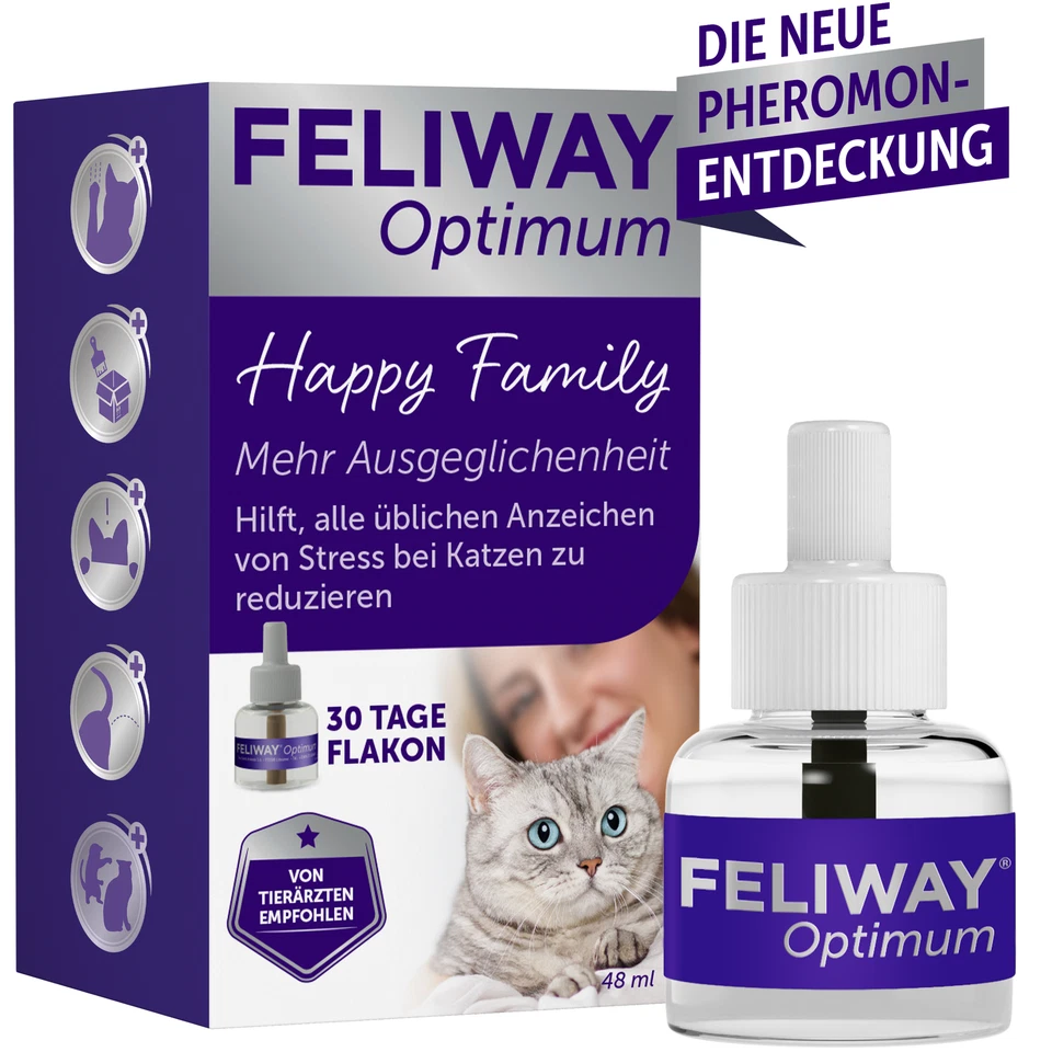 FELIWAY OPTIMUM 2x FELIWAY® Optimum Nachfüllflakon 48ml (58,96€/100ml)