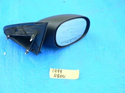 Неоновое зеркало заднего вида для правостороннего пассажира Dodge черное текстурированное 1997–1999 годов от оригинального производителя - Изображение 1 из 4