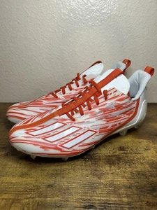 Adidas Adizero Orange White Football Cleats Size 13 HP8748 - Picture 1 of 5