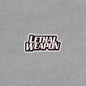Lethal Weapon Movie Title Sticker - 80s Action Film Logo Decal for Fans #3608 - Picture 1 of 1