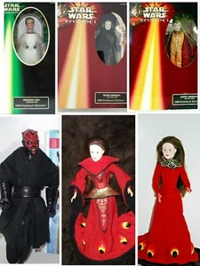 STAR WARS 6 DOLL 12" BARBIE COLLECTION OF PRINCESS LEIA AND QUEEN AMIDALA - Picture 1 of 13