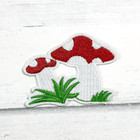 Wild  Magic Mushrooms Embroidered Iron On Sew On Applique Patch