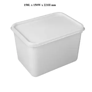 4 Litre Ice Cream Tubs with lids /Food Storage Containers with lids (10) - Picture 1 of 2