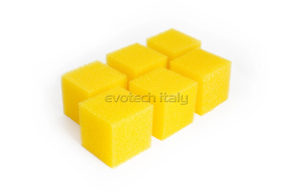 Evotech Kit 6 Spugne reticolate Anti-sbattimento Serbatoio Moto carburante