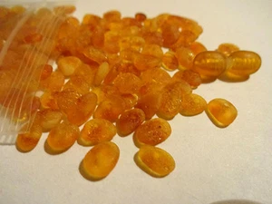 Raw Natural Baltic amber loose beads with holes 5g about 65 -80 beads - Picture 1 of 3