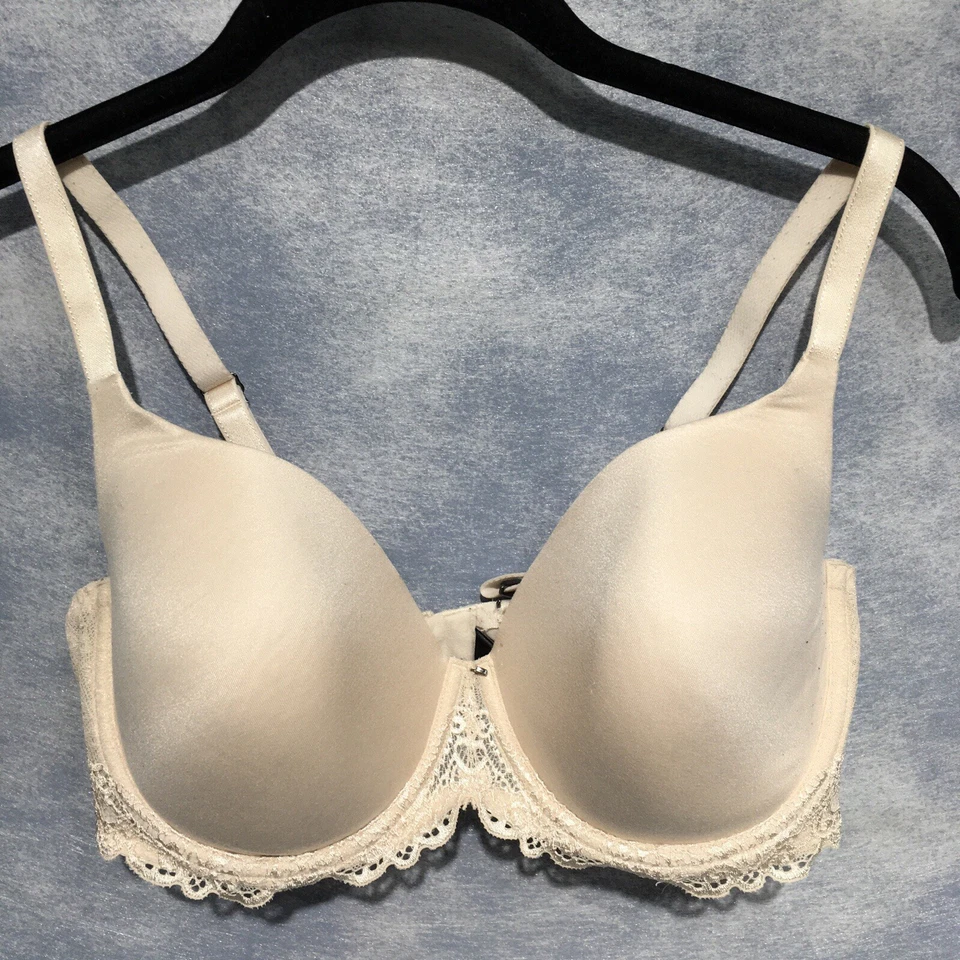 Vera Wang Beige 36D Encaje Recortado Copa Con Aros Foto 1 de 4