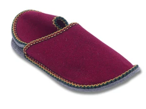Zapatillas de invitados - rojo vino - fieltro de lana - zapatillas de huéspedes - Imagen 1 de 21
