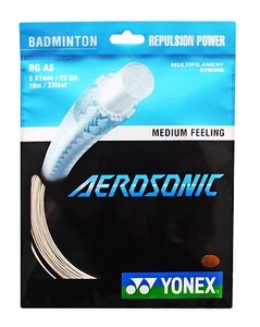 Yonex Aerosonic  BG AS Badminton String - 10m - White - Picture 1 of 1