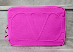 Valentino Beauty VIP GWP Pink Dopp Case Trousse Toiletry Vanity Makeup Pouch Bag - Picture 1 of 7