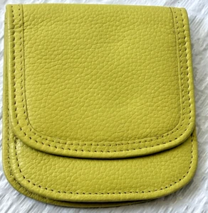 One World Taxi Geldbörse hellgrün Leder faltbar kompakt Tasche Portemonnaie neu - Bild 1 von 4