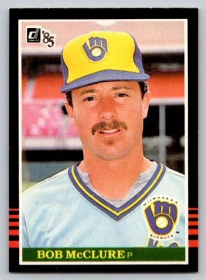 1985 Donruss - #536 Bob McClure - Image 1 of 2