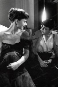 8x10 Print Audrey Hepburn Edith Head During Filming of Roman Holiday 1953 #EDAH