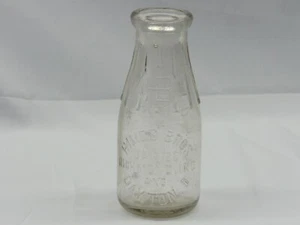 Himes Brothers Dairies Richmond, IND And Dayton, OH One Pint Milk Bottle Clear  - Picture 1 of 6