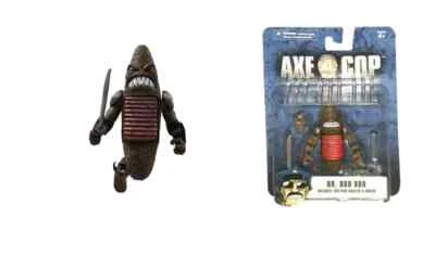 Mezco Axe Cop Dr. Doo Doo Action Figure w/Doo Doo Soldier & Sword Foto 1 de 2