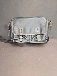 Bolso mensajero/portátil Antler Bryce de cuero real - Imagen 1 de 8