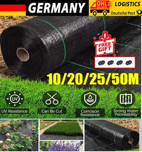 Bodengewebe 150g/m² in ver. Breiten Unkrautfolie Unkrautvlies Mulchfolie 4 Nägel - Bild 1 von 22