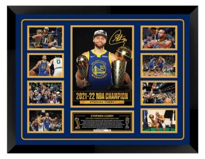 Stephen Curry Golden State Warriors NBA Signed Framed Memorabilia - image 1 of 2