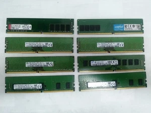 Lot Of 8 X 8GB ( 64GB Total ) DDR4 Desktop Modules . Untested. - Picture 1 of 2