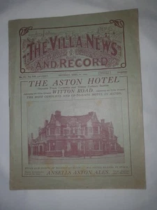 ASTON VILLA v HUDDERSFIELD TOWN PRE WAR PROGRAMME 20th APRIL 1929 - Picture 1 of 3