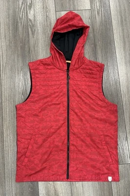 CBUK Men's Size Large Sport Vest Full Zip Black Red - Image 1 of 4